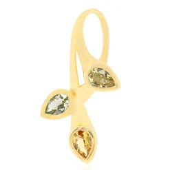 Australischer Beryll-Goldanhänger