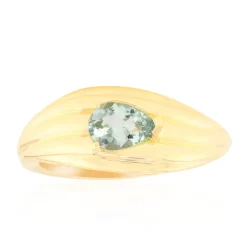 Australischer Mintgrüner Beryll-Goldring