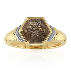 Australischer Sonnenstein-Goldring