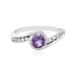 Azur-Quarz-Silberring