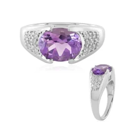 Azur-Quarz-Silberring