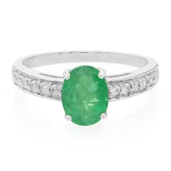 Bahia-Smaragd-Silberring