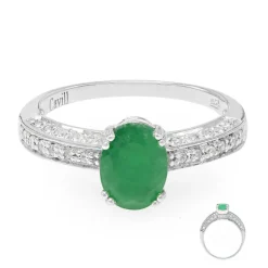 Bahia-Smaragd-Silberring