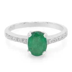 Bahia-Smaragd-Silberring