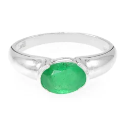 Bahia-Smaragd-Silberring