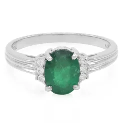 Bahia-Smaragd-Silberring