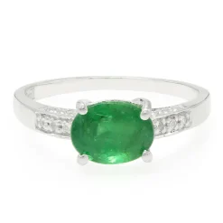 Bahia-Smaragd-Silberring