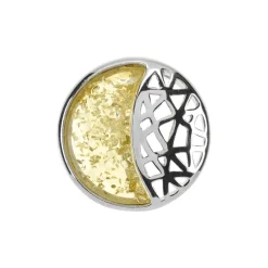 Baltischer Bernstein-Silberanhänger