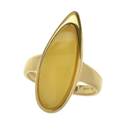 Baltischer Bernstein-Silberring