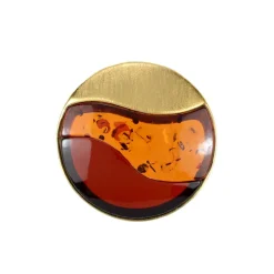 Baltischer Bernstein-Silberanhänger