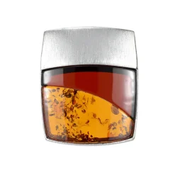 Baltischer Bernstein-Silberanhänger