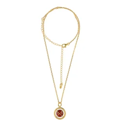 Baltischer Kirsch-Bernstein-Silberhalskette