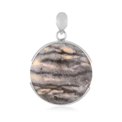 Batik-Jaspis-Silberanhänger (Bali Barong)