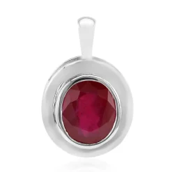 Bemainty-Rubin-Silberanhänger