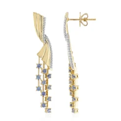 Benitoit-Goldohrringe (Rifkind 1894 Collection)