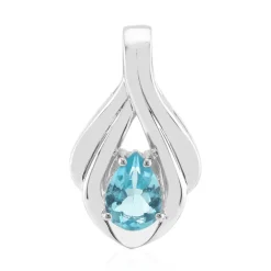 Blauer Apatit-Silberanhänger (Pallanova)