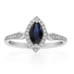 Blauer Ceylon-Saphir-Goldring