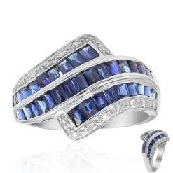 Blauer Ceylon-Saphir-Goldring