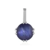 Blauer Madagaskar-Saphir-Goldanhänger