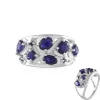 Blauer Madagaskar-Saphir-Silberring