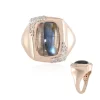 Blauer Maniry-Labradorit-Silberring (KM by Juwelo)