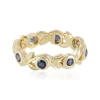 Blauer Saphir-Goldring (de Melo)