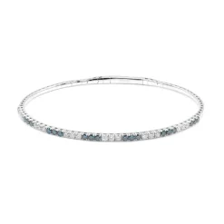 Blauer SI2 Brillant-Goldarmreif (CIRARI)