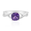 Bolivianischer Amethyst-Silberring