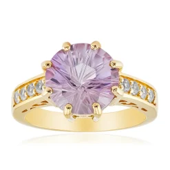Bolivianischer Amethyst-Silberring