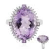 Bolivianischer Amethyst-Silberring