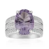 Bolivianischer Amethyst-Silberring