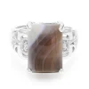 Botswana-Achat-Silberring