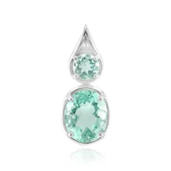 Braldu-Fluorit-Silberanhänger (Pallanova)