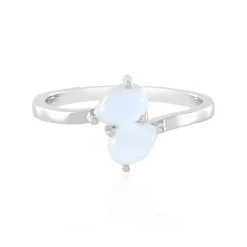 Brasilianischer Aquamarin-Silberring