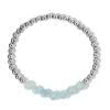 Brasilianischer Aquamarin-Armband