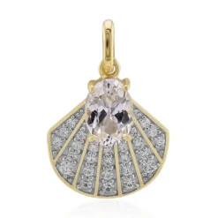 Brasilianischer Euklas-Goldanhänger (Mark Kaufman)