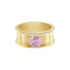 Brasilianischer Kunzit-Silberring