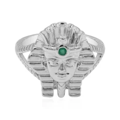 Brasilianischer Smaragd-Silberring