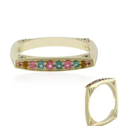 Brasilianischer Turmalin-Goldring (de Melo)