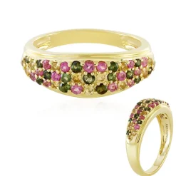 Brasilianischer Turmalin-Silberring