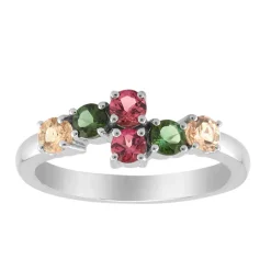 Brasilianischer Turmalin-Silberring (Pallanova)