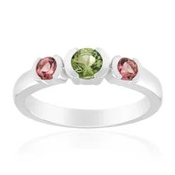 Brasilianischer Turmalin-Silberring (Pallanova)