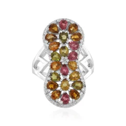 Brasilianischer Turmalin-Silberring