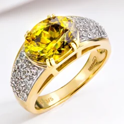 Bulgarischer Sphalerit-Goldring (Mark Kaufman)