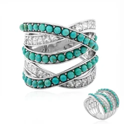 Campitos-Türkis-Silberring (Faszination Türkis)