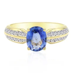 Ceylon-Saphir-Goldring