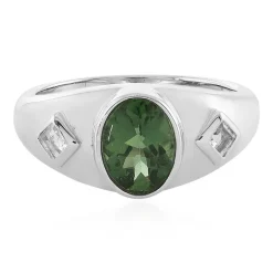 Chrom-Apatit-Silberring