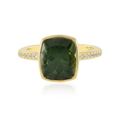 Chrom-Apatit-Silberring