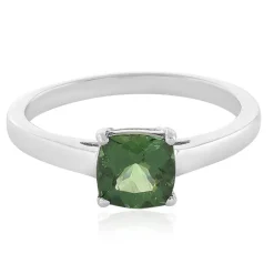 Chrom-Apatit-Silberring