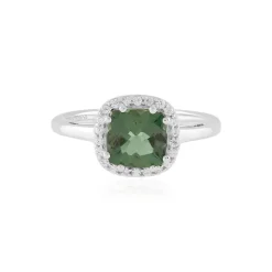 Chrom-Apatit-Silberring